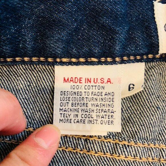 Vintage Calvin Klein Deadstock Denim Blue Jeans Women’s Made In USA NEW 60s 70s - Picture 6 of 13